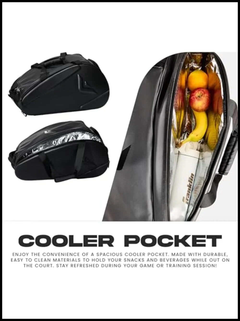 Pickleball Pro Series Backpack Duffel Bag for Paddles, Balls & Gear Storage